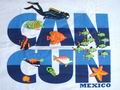 Design #3 CAN CUN  Mexico Cancun Tshirts Souveniors postcards DVD and tours