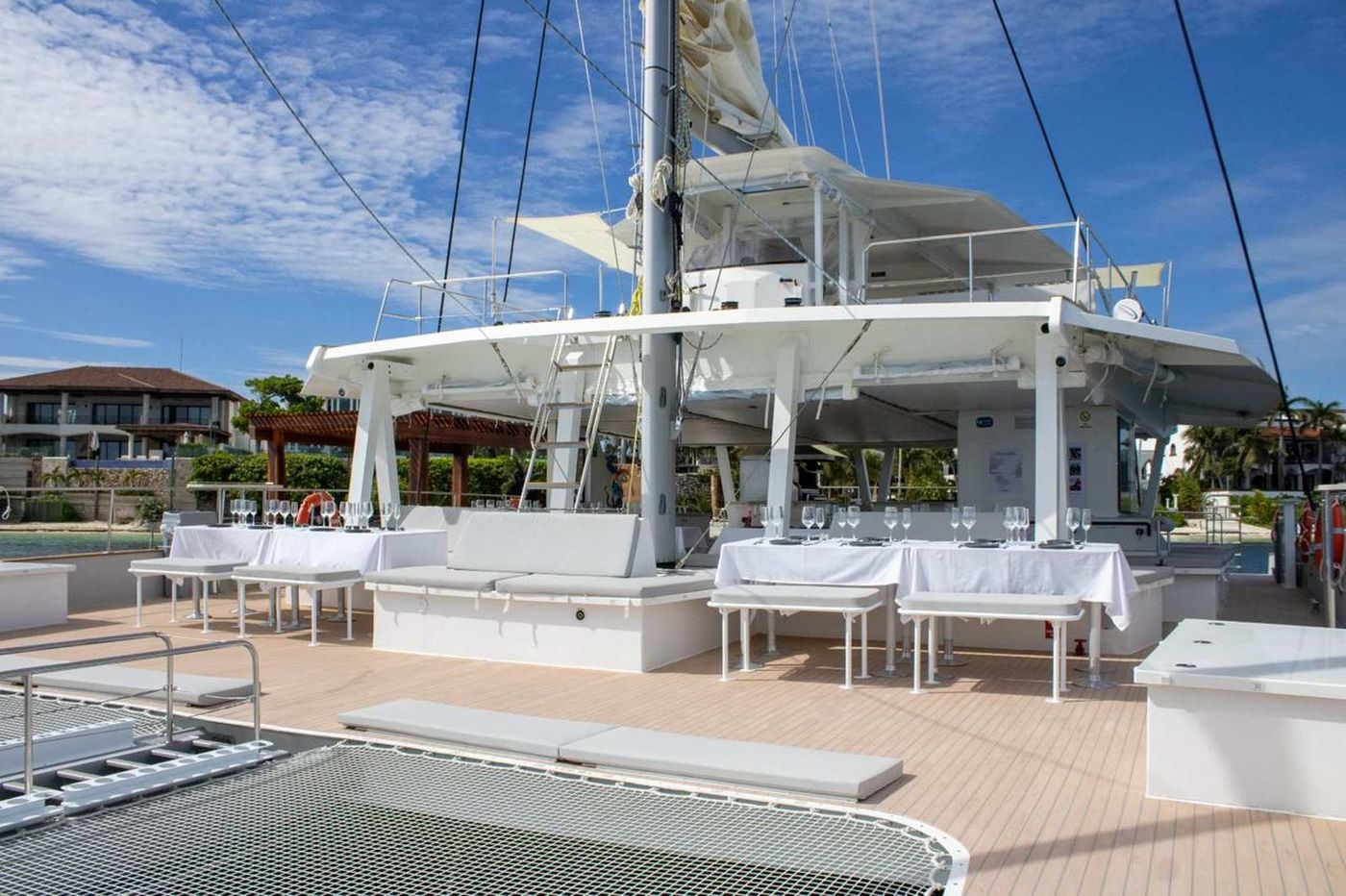 Mayey catamaran sunset Cancun