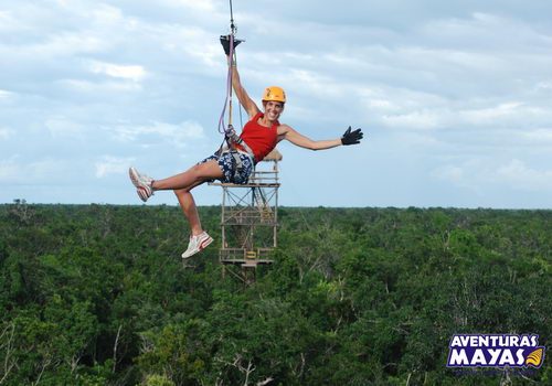 Tulum Xtreme Zip Line Playa del Carmen Riviera Maya…