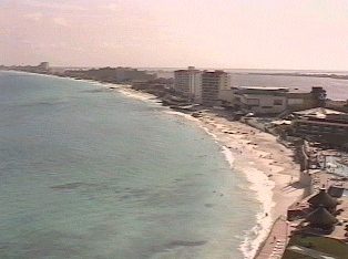 Beaches on Cancun and Rivieramaya Mexico