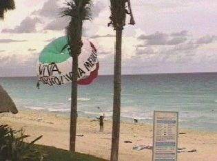 Beaches on Cancun and Rivieramaya Mexico
