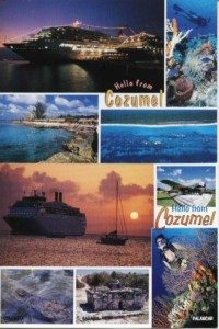 Cancun Postcard Riviera Maya Playa del Carmen Tulum Chichen Itza postcards cozumel