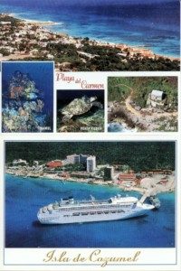 Cancun Postcard Riviera Maya Playa del Carmen Tulum Chichen Itza postcards cozumel
