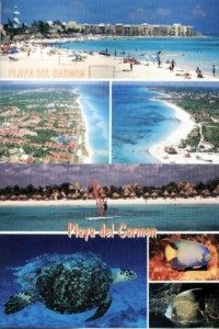 Cancun Postcard Riviera Maya Playa del Carmen Tulum Chichen Itza postcards cozumel