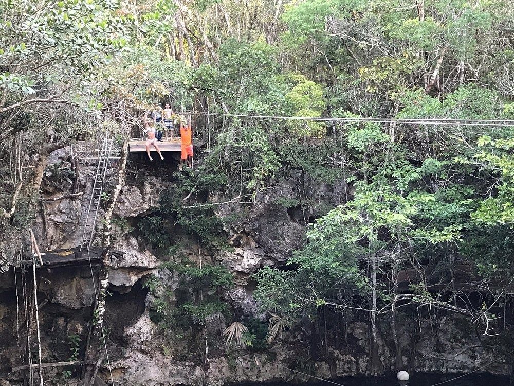 ATV cenotes zip line tour Cancun Puerto Morelos