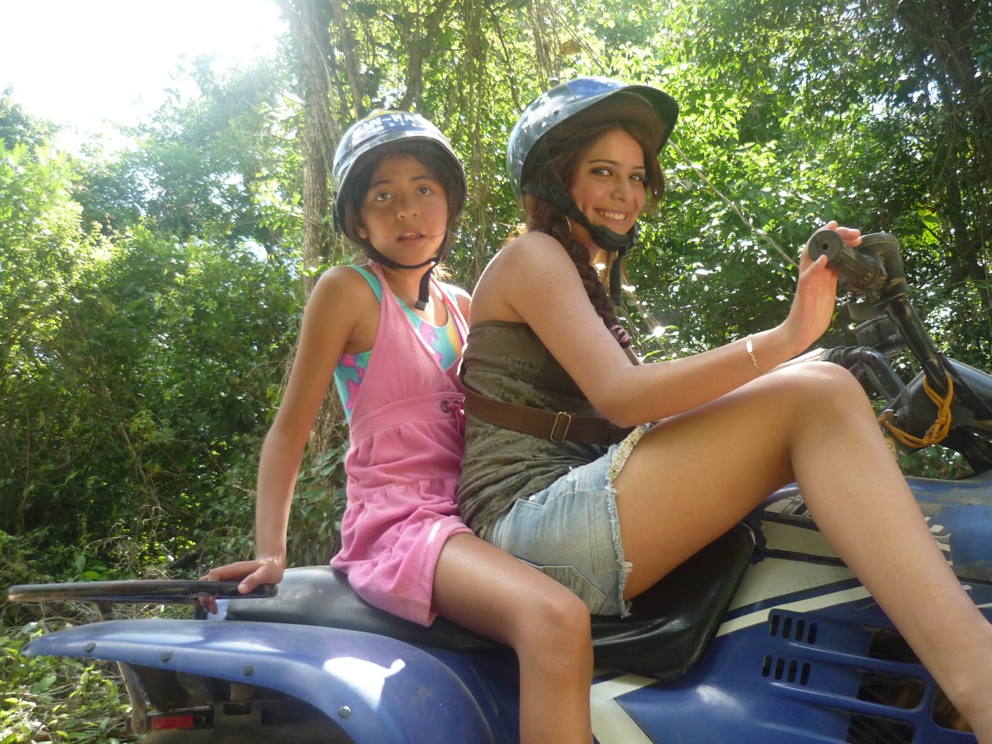 ATV cenotes zip line tour Cancun Puerto Morelos
