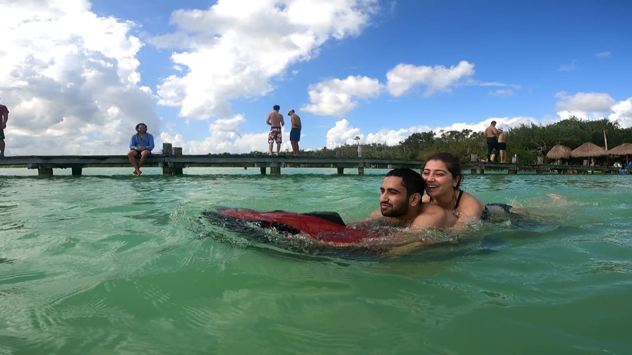 Scooter de snorkel Cancún yate