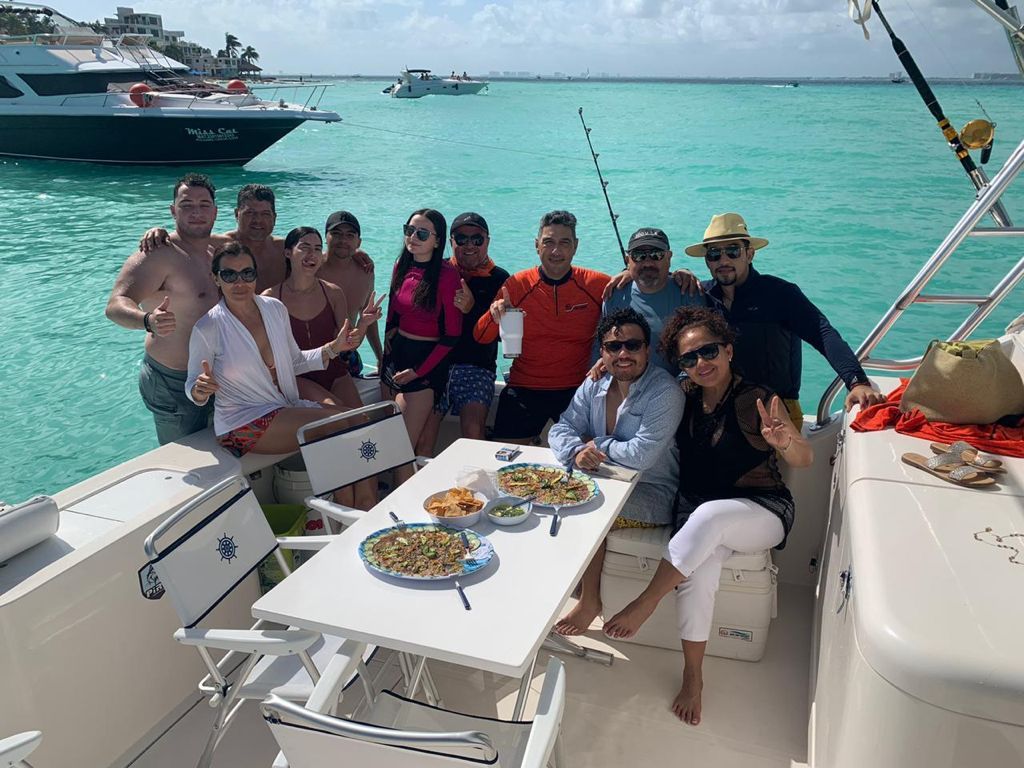 Cabo Fishing Boat with Cabins in Cancun