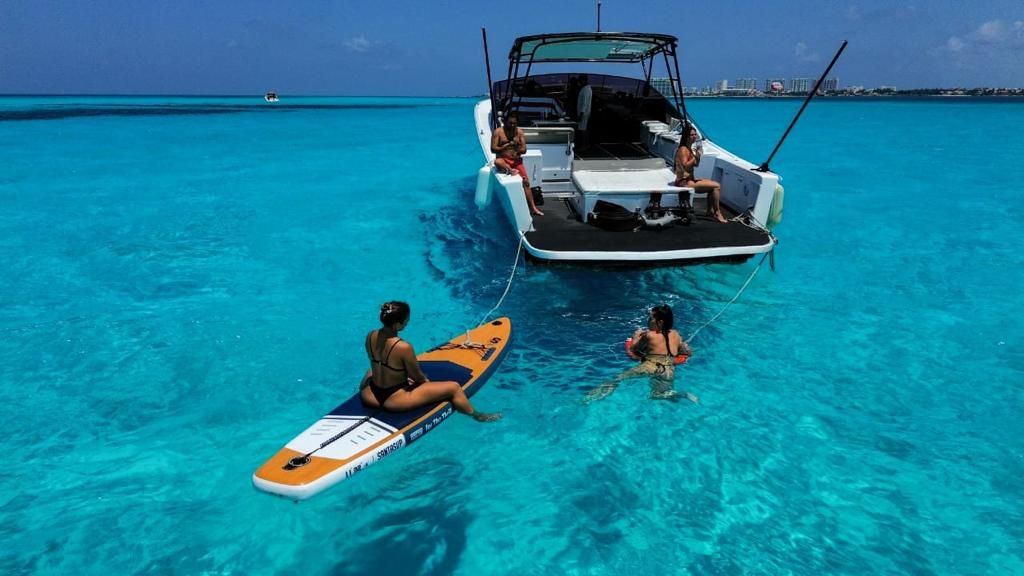 Group Yacht Party with Jet Ski and Paddle Board